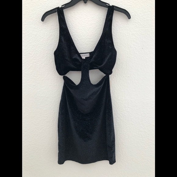 Black Party Dress Size S Timing Women’s Outfit Summer Cocktail Sexy Mini Glitter - Picture 3 of 8